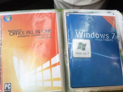 Windows 7盒装盗版已经上架
